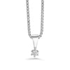 Silván timanttiriipus 0,05 ct, 14K valkokultaa, Silván timanttikorut - Silván - Laatukoru