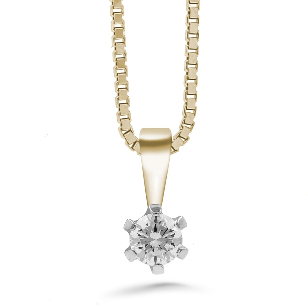 Silván timanttiriipus 0,20ct, 14K keltakultaa, Silván timanttikorut - Silván - Laatukoru