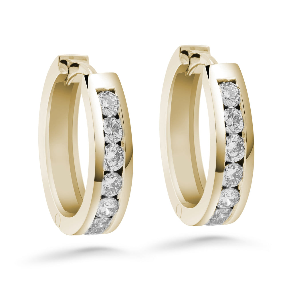 Silván timanttikorvakorut 0,48ct, 14K keltakultaa, Silván timanttikorut - Silván - Laatukoru