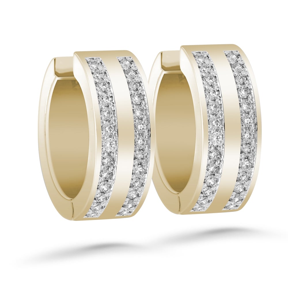 Silván timanttikorvakorut 0,52ct, 14K keltakultaa, Silván timanttikorut - Silván - Laatukoru