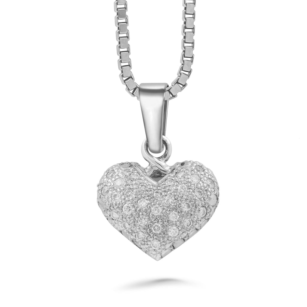 Silván timanttiriipus 0,30ct, 14K valkokultaa, Silván timanttikorut - Silván - Laatukoru